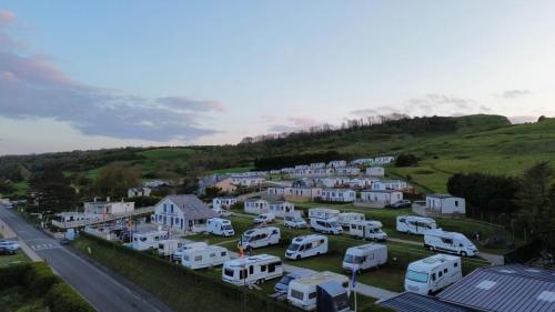 Point de vue aérien du camping