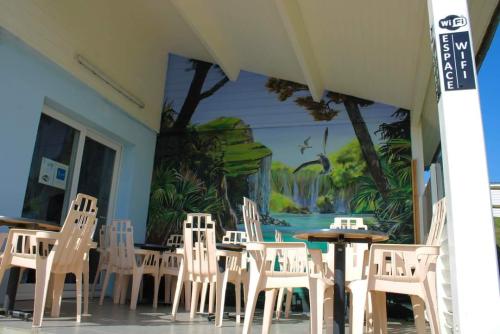 Photo de l'espace détente avec WiFi